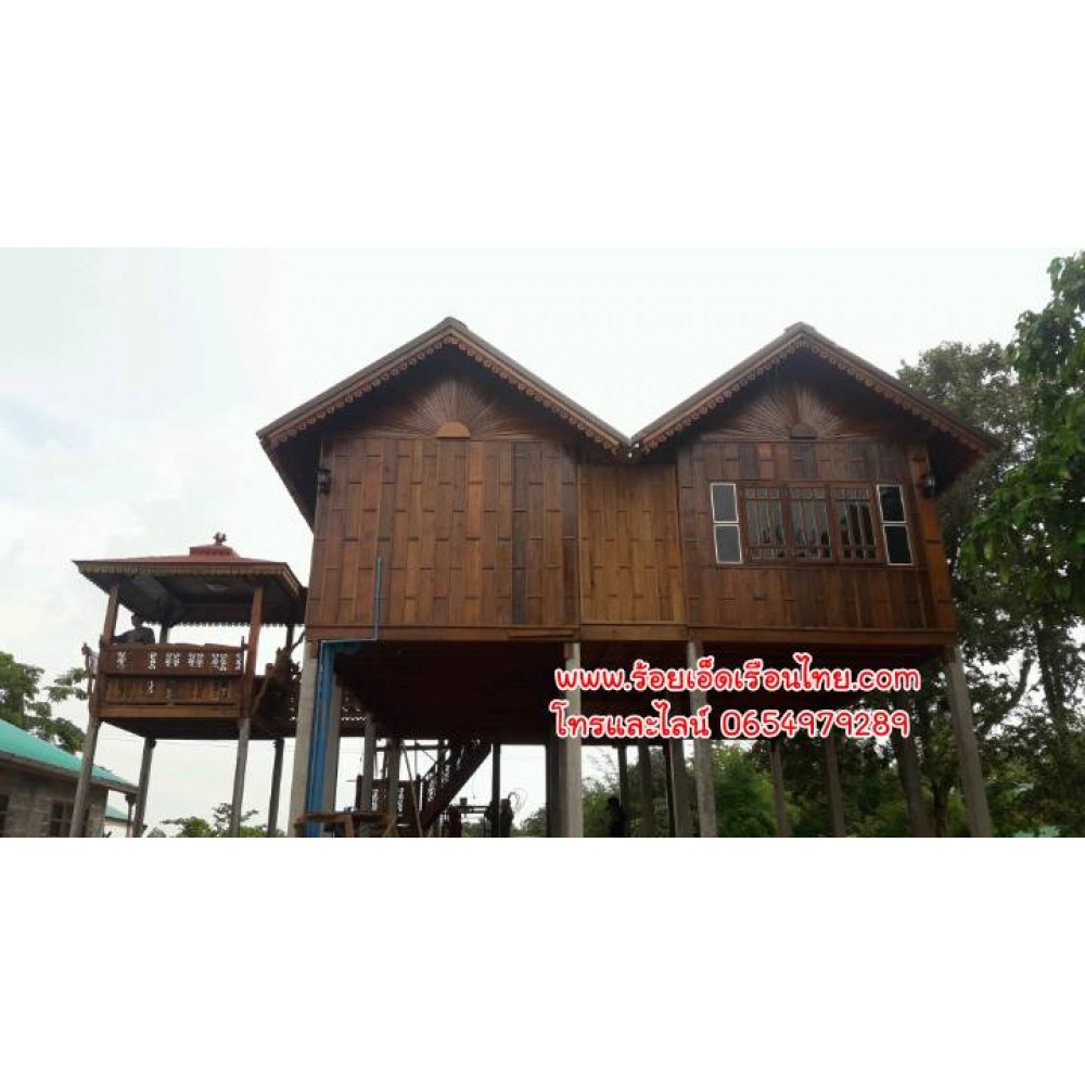 บ้านแฝดแบบที่29 ขนาด7.2×8.7 +ศาลาไม้ (ไม้จริงทั้งหลัง) บ้านแฝดแบบที่29 ขนาด7.2×8.7 +ศาลาไม้ (ไม้จริงทั้งหลัง)